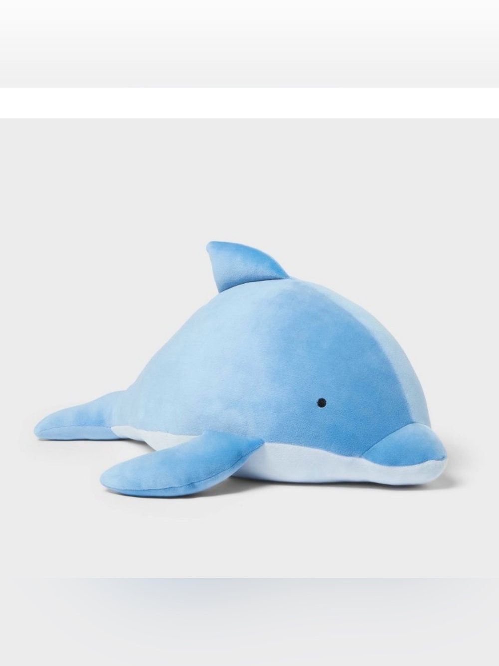 Dolphin Weighted Plush Kids Throw Pillow Blue Pillowfort Kids gift hot toy NEW!